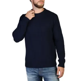 100% Cashmere Sweater- C-NECK-M - Blue