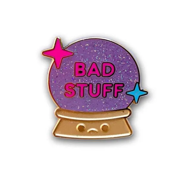 100% Soft - "Bad Stuff" Enamel Pin