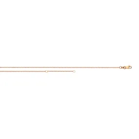 1.05mm Adjustable Diamond Cut Cable Chain