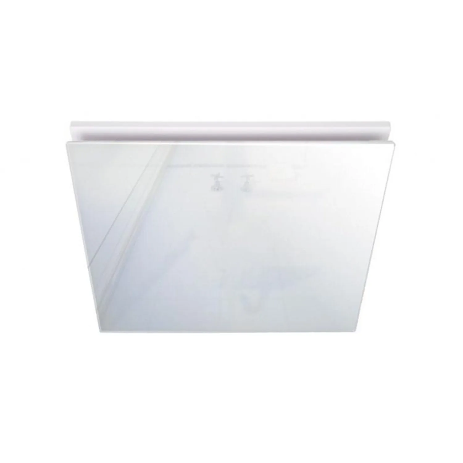 130m³/h Ventair Airbus Mini 150 Premium Exhaust Fan Square in White/Black Glass Panel - PVPX150WHSQGP, PVPX150BLSQGP