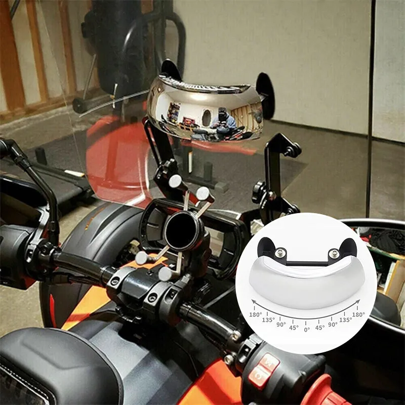 180° MOTORCYCLE SAFETY MIRROR