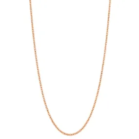 18" necklace in 18K rose gold