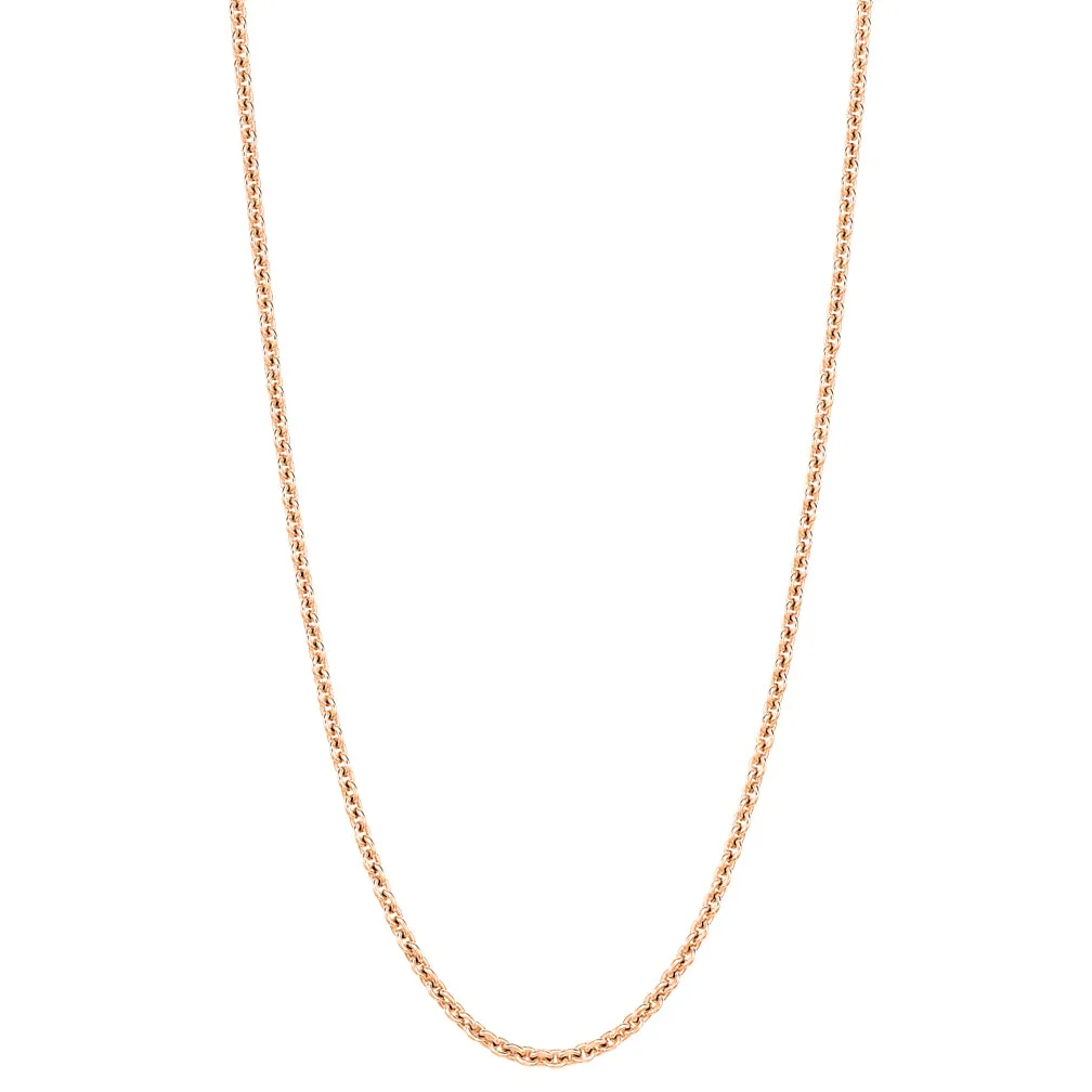 18" necklace in 18K rose gold