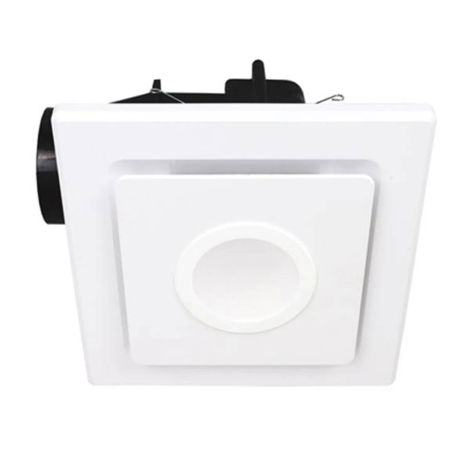 270/320m³/h Emeline II Bathroom Exhaust Fan w/ LED Light in Black/White (Round/Square)