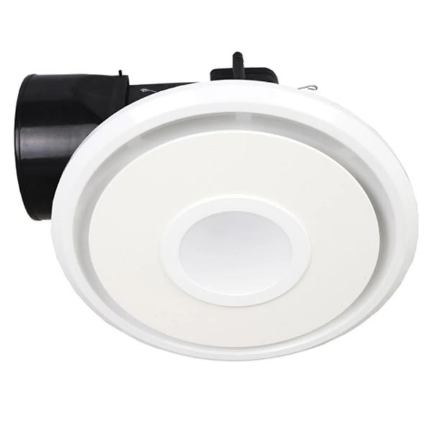 270/320m³/h Emeline II Bathroom Exhaust Fan w/ LED Light in Black/White (Round/Square)