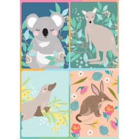 Aero Images: Decorative Magnet Set Cute Aussie Animals