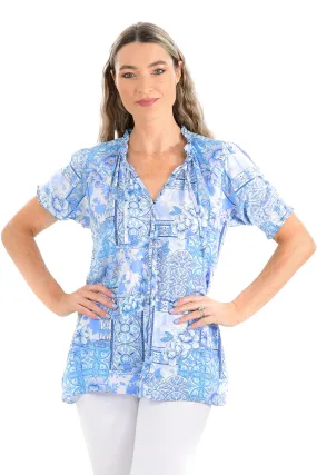 Alease Top / Coastal Blue