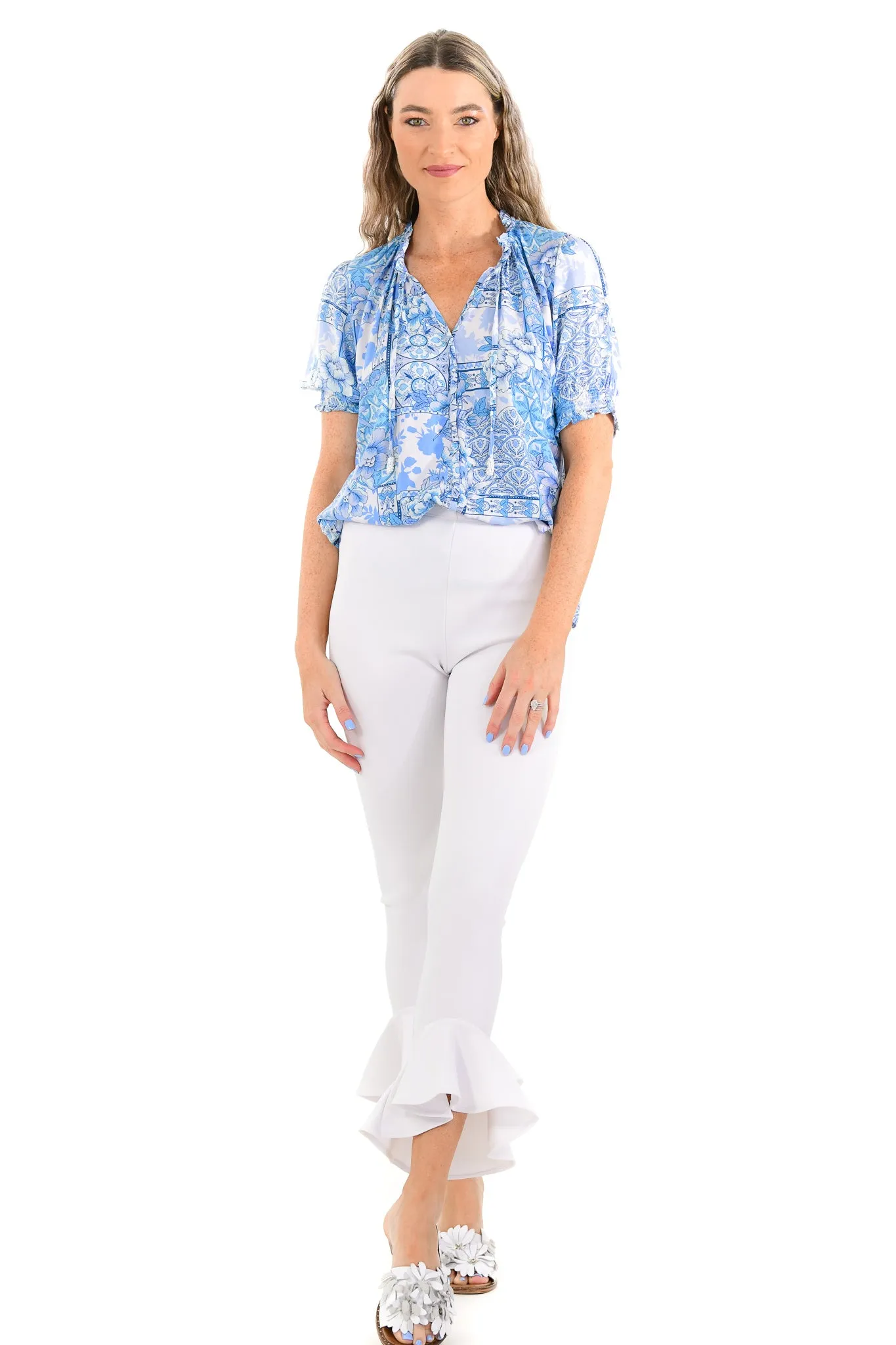 Alease Top / Coastal Blue