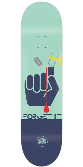 Alien Workshop Forget It Skateboard Deck - Aqua/Navy - 8.25in