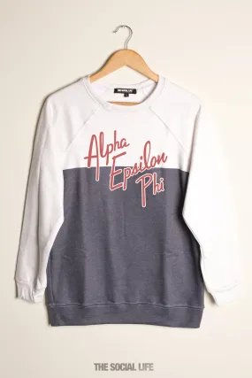 Alpha Epsilon Phi Boulevard Raglan Crewneck