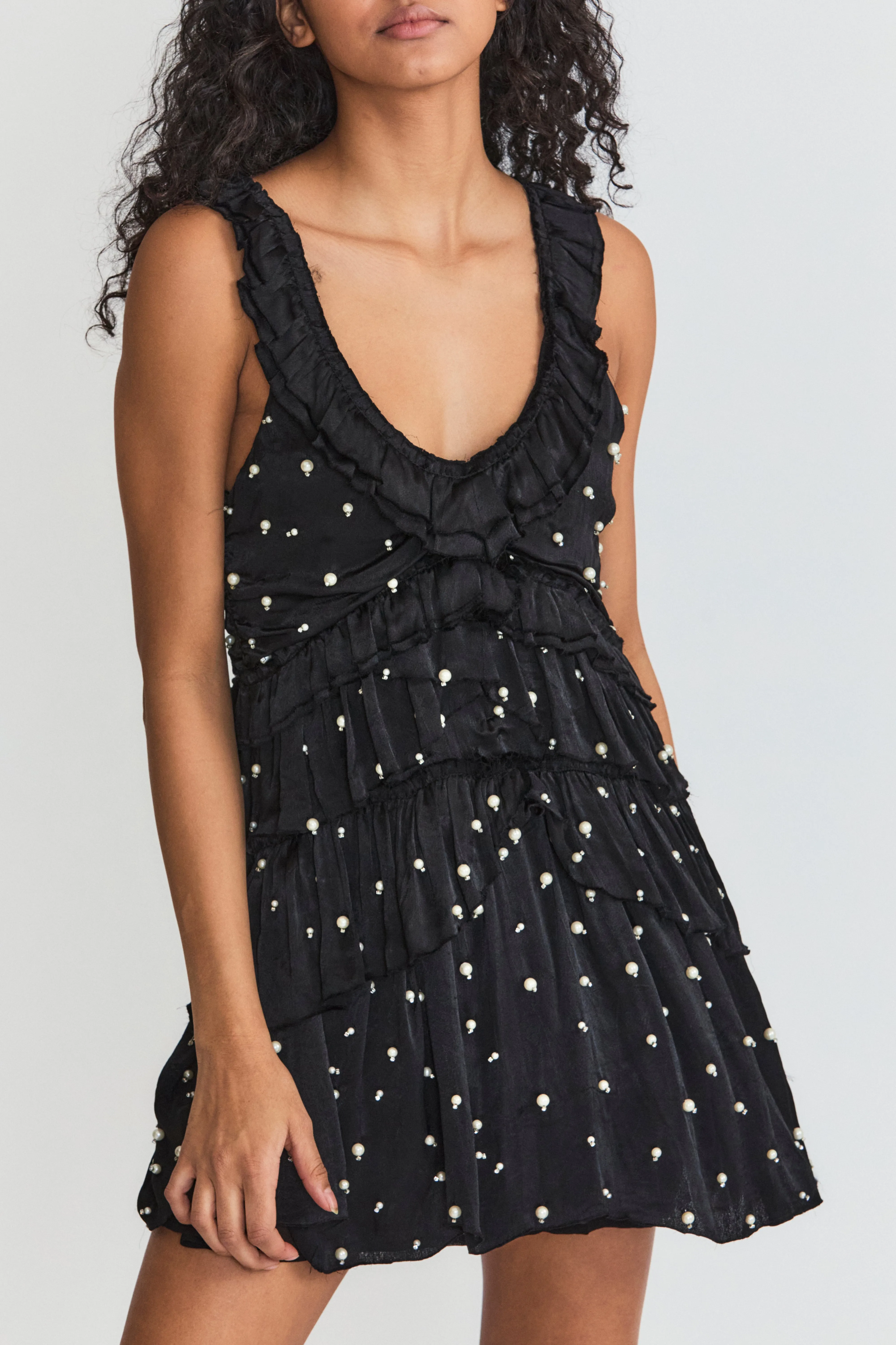 Andra Embellished Mini Dress