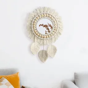 Angelic Macrame Wall Mirror | 14 x 25 inches