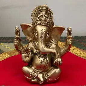 Appu Ganesha Brass Idol - Festive Gift