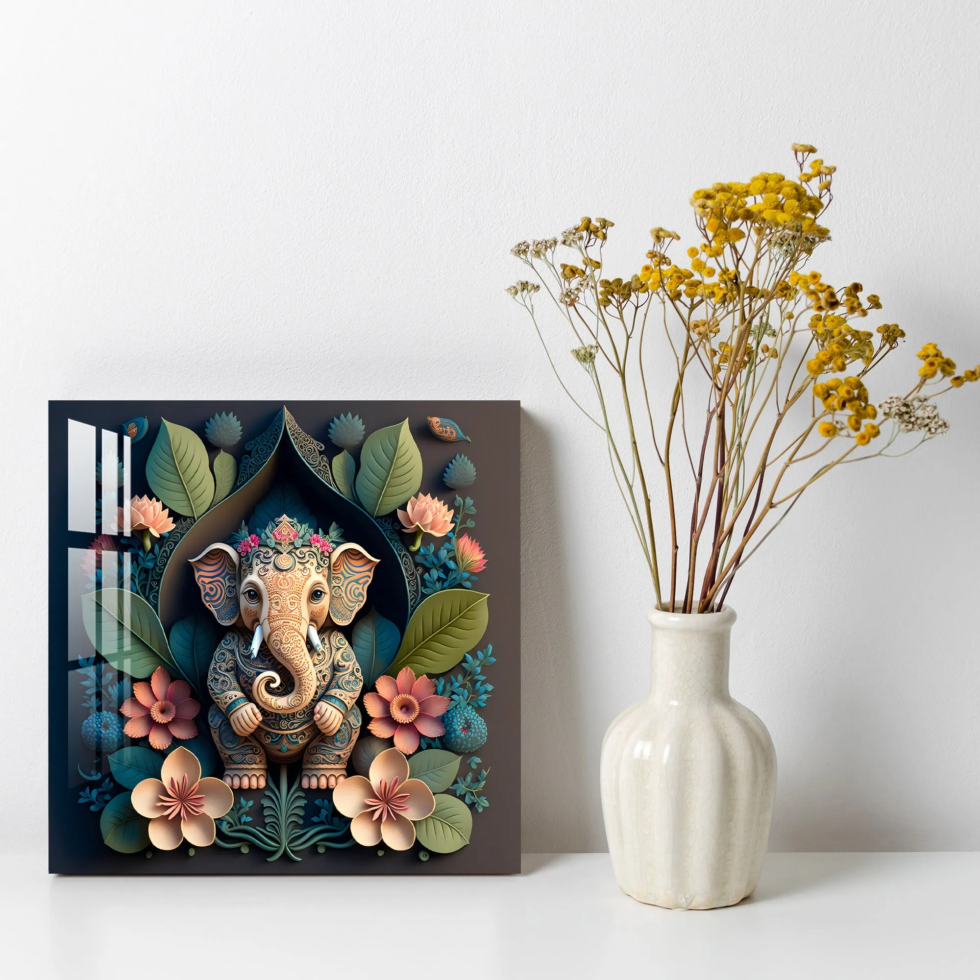 Artistic Ganesha Acrylic Wall Art