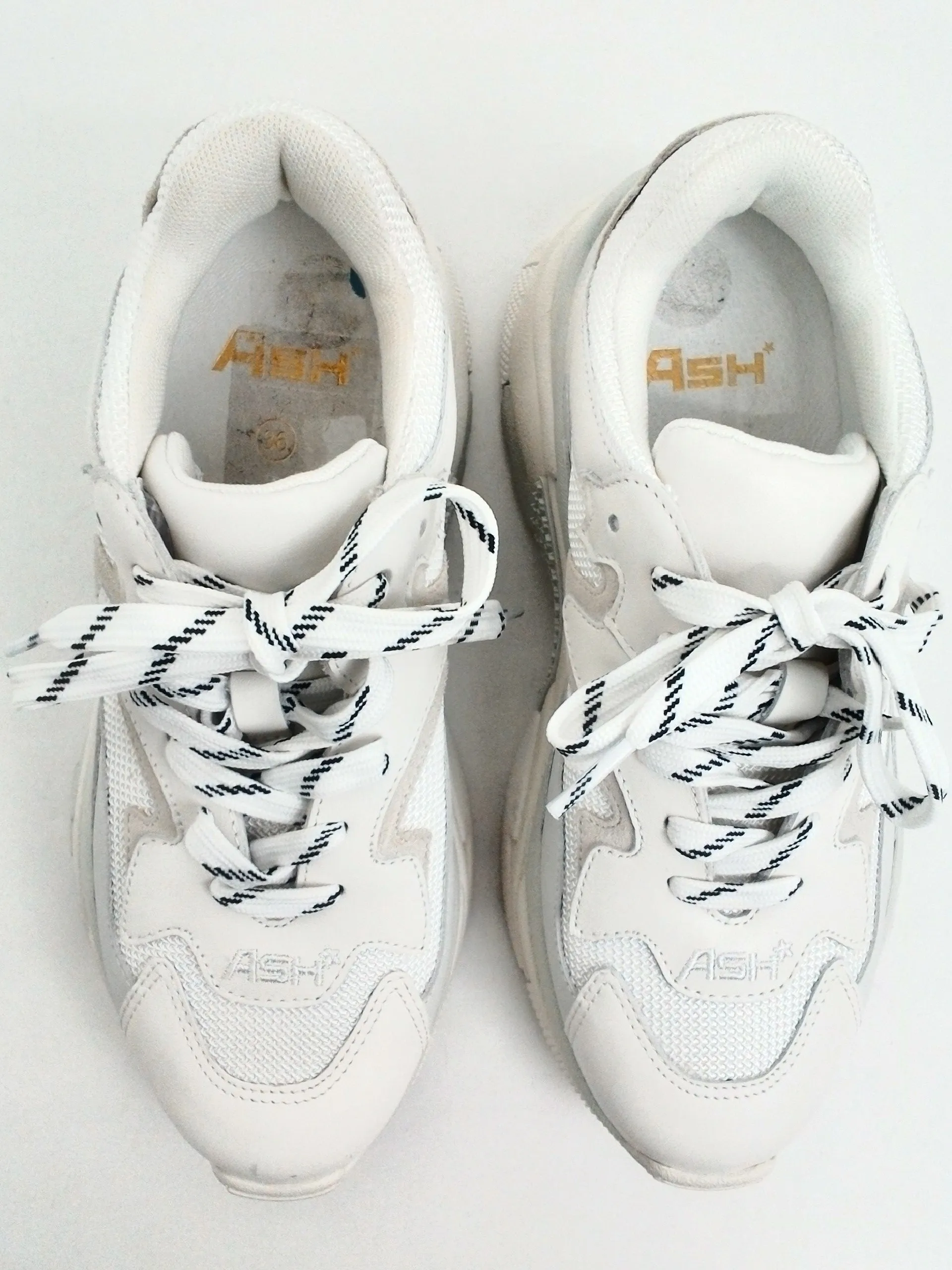 Ash Women's Addict Off White/White Sneakers Size 36