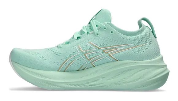 Asics Gel Nimbus 26 (B Width) - Mint Tint/Pale Mint (Womens)