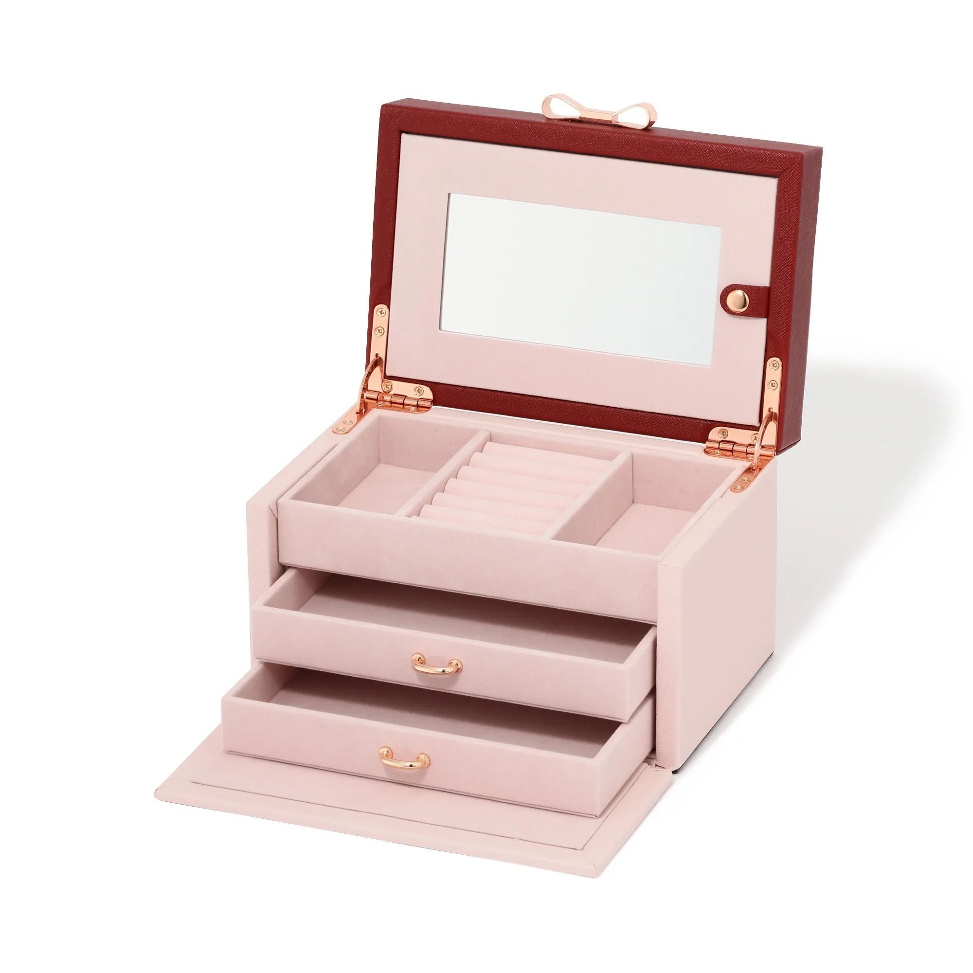 Bicolor Jewelry Box Small Pink