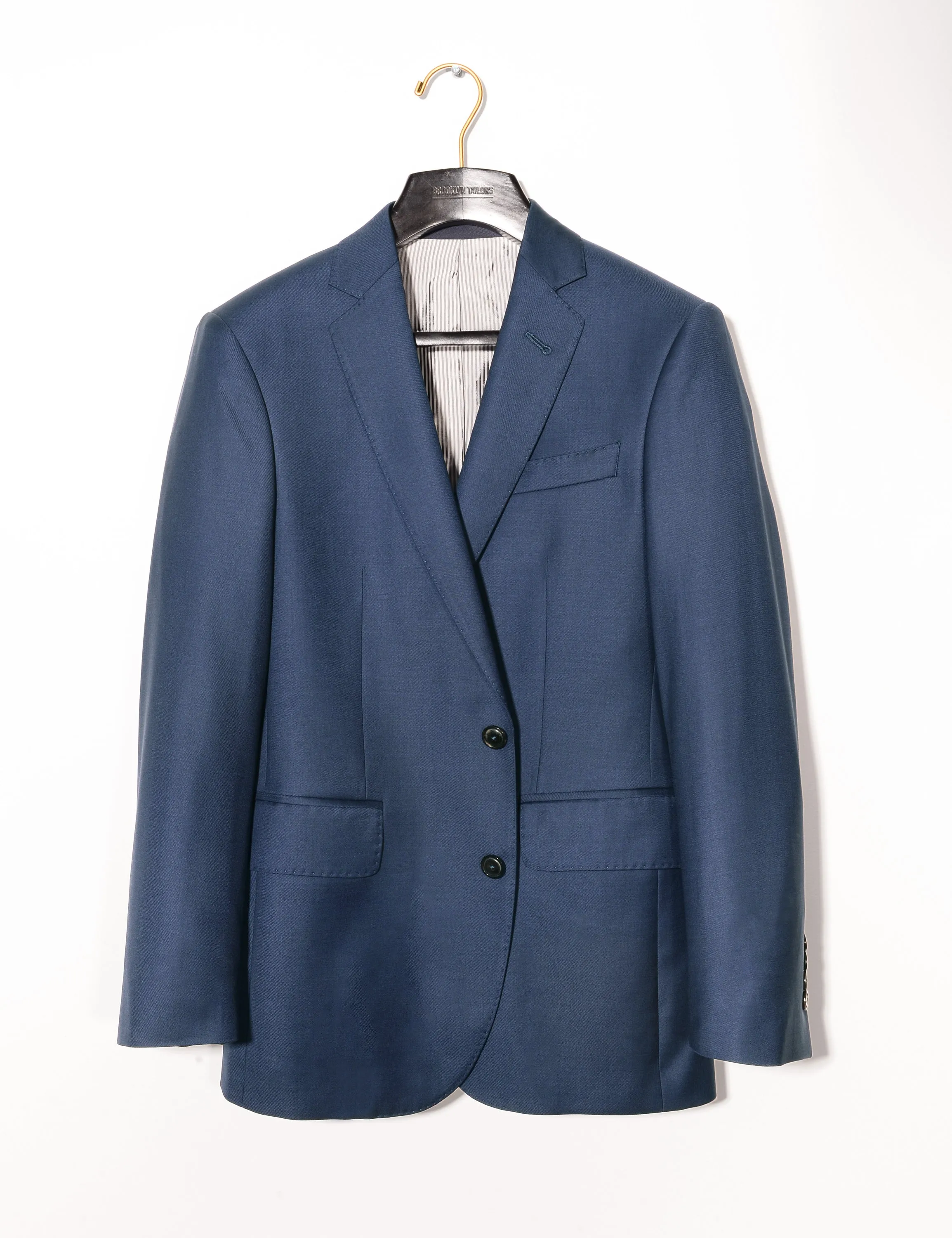 BKT50 Tailored Jacket in Super 120s Twill - Bright Navy