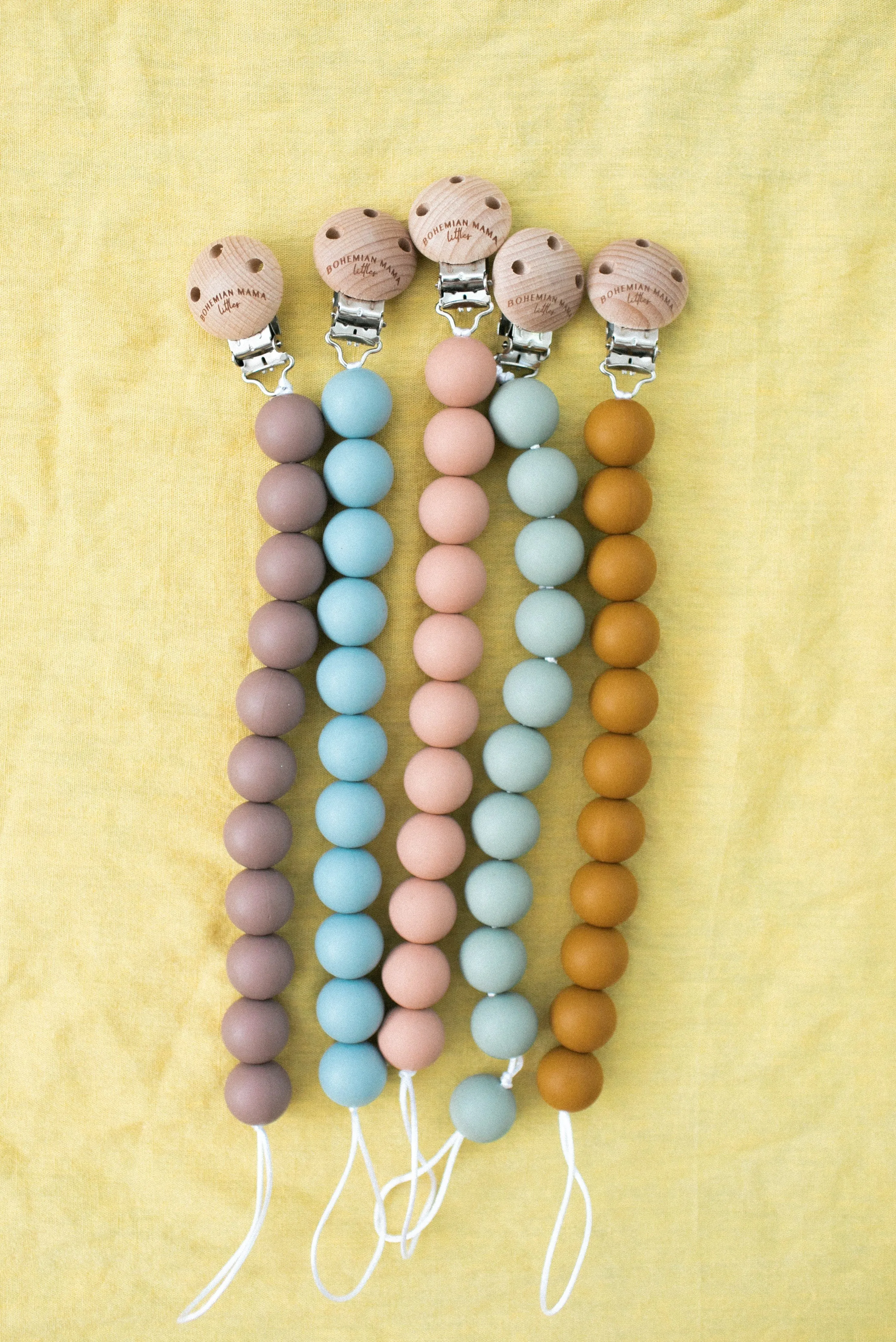 Bohemian Mama Littles Pacifier Clip | Buck