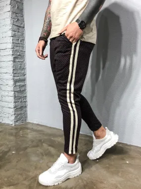 Bordeaux Side Striped Jogger Pant BL243 Streetwear Jogger Pants