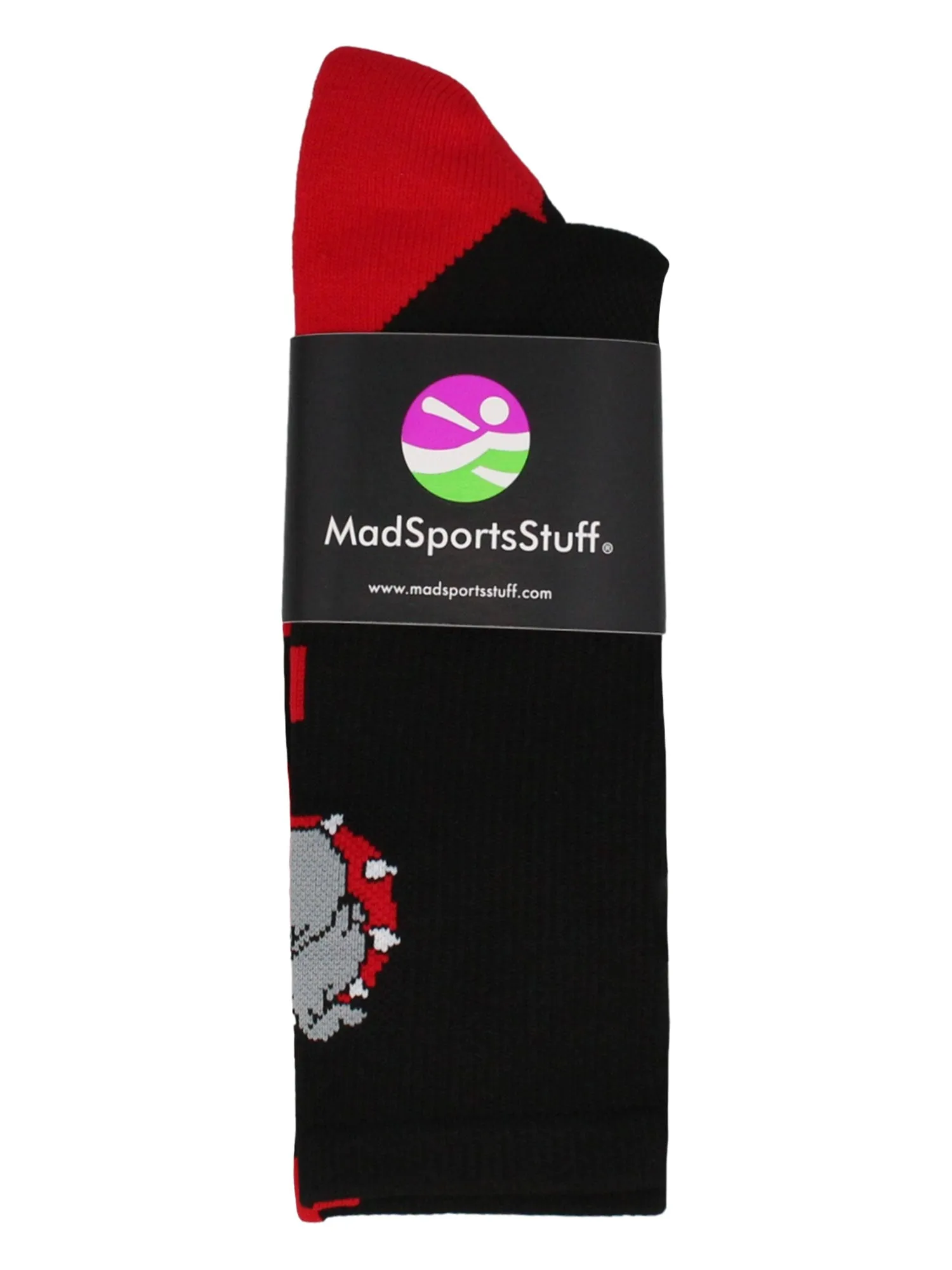 Bulldogs Logo Athletic Crew Socks (multiple colors)