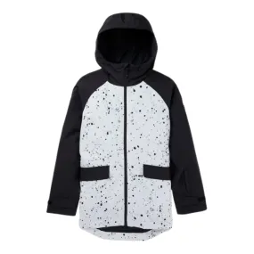 Burton 2023 Women's Lalik 2L Jacket Ballad Stout White Spatter/True Black