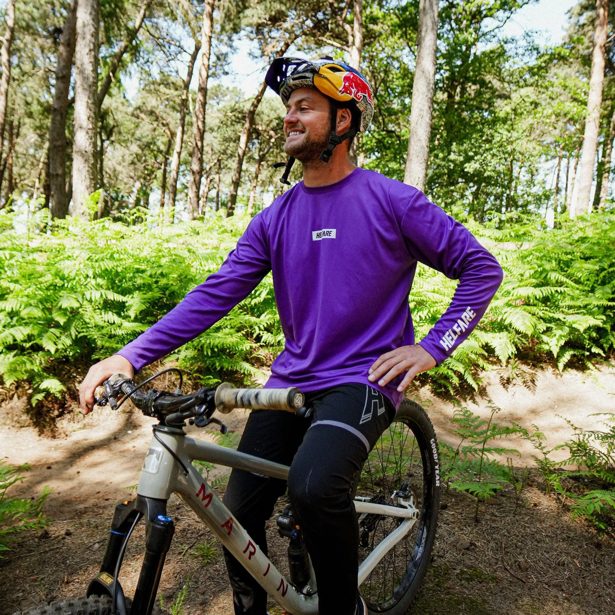 Cadence Long Sleeve Jersey | Purple