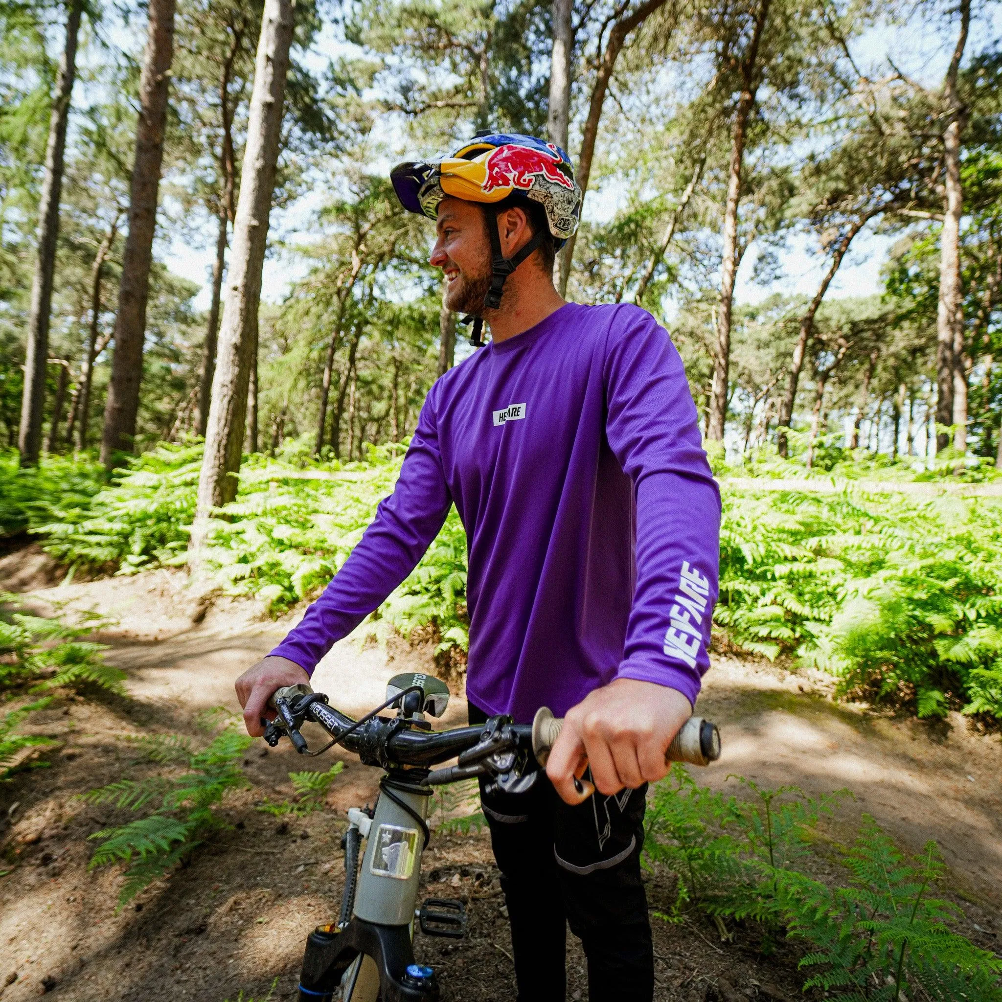 Cadence Long Sleeve Jersey | Purple