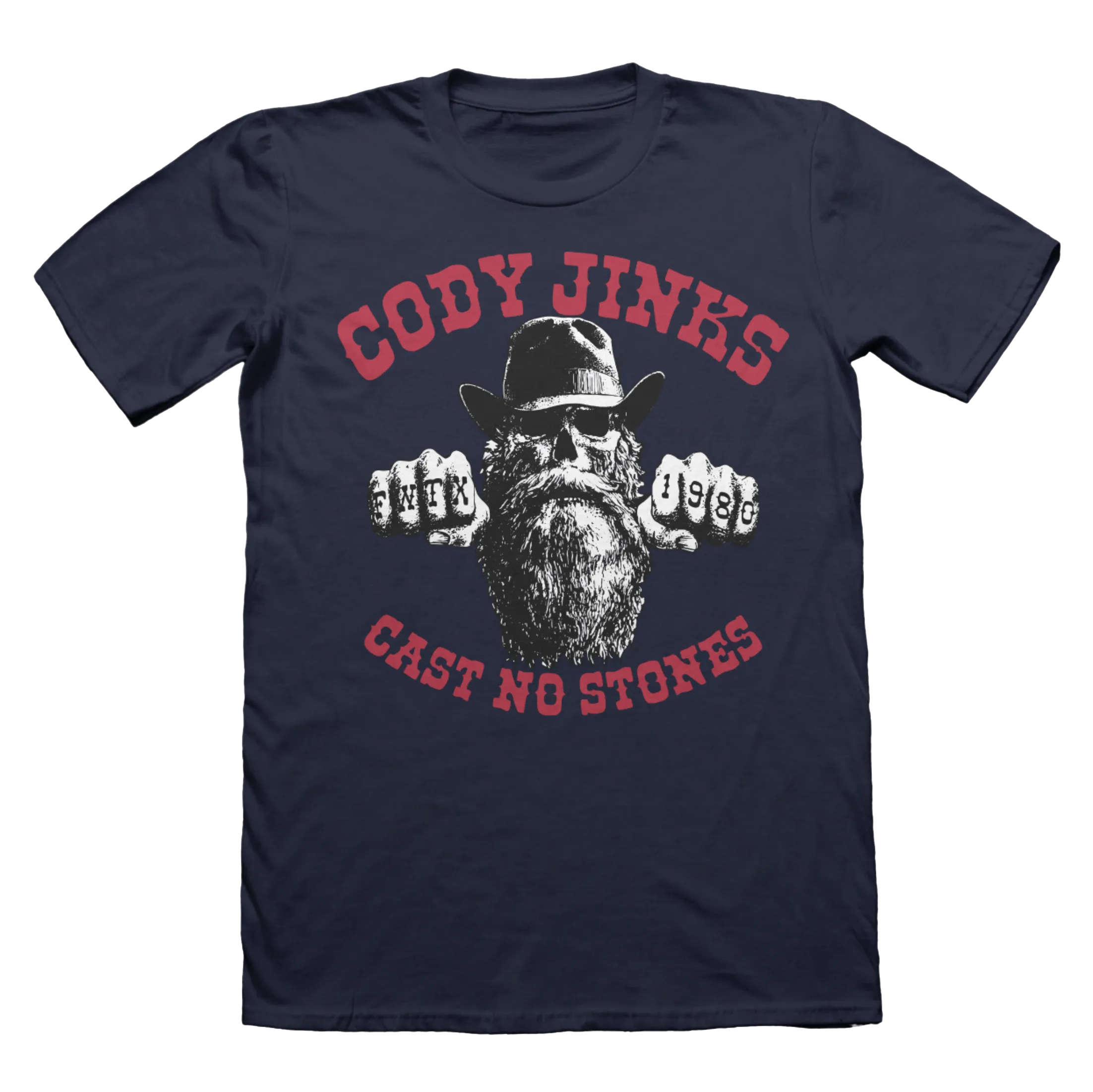 Cast No Stones Navy shirt