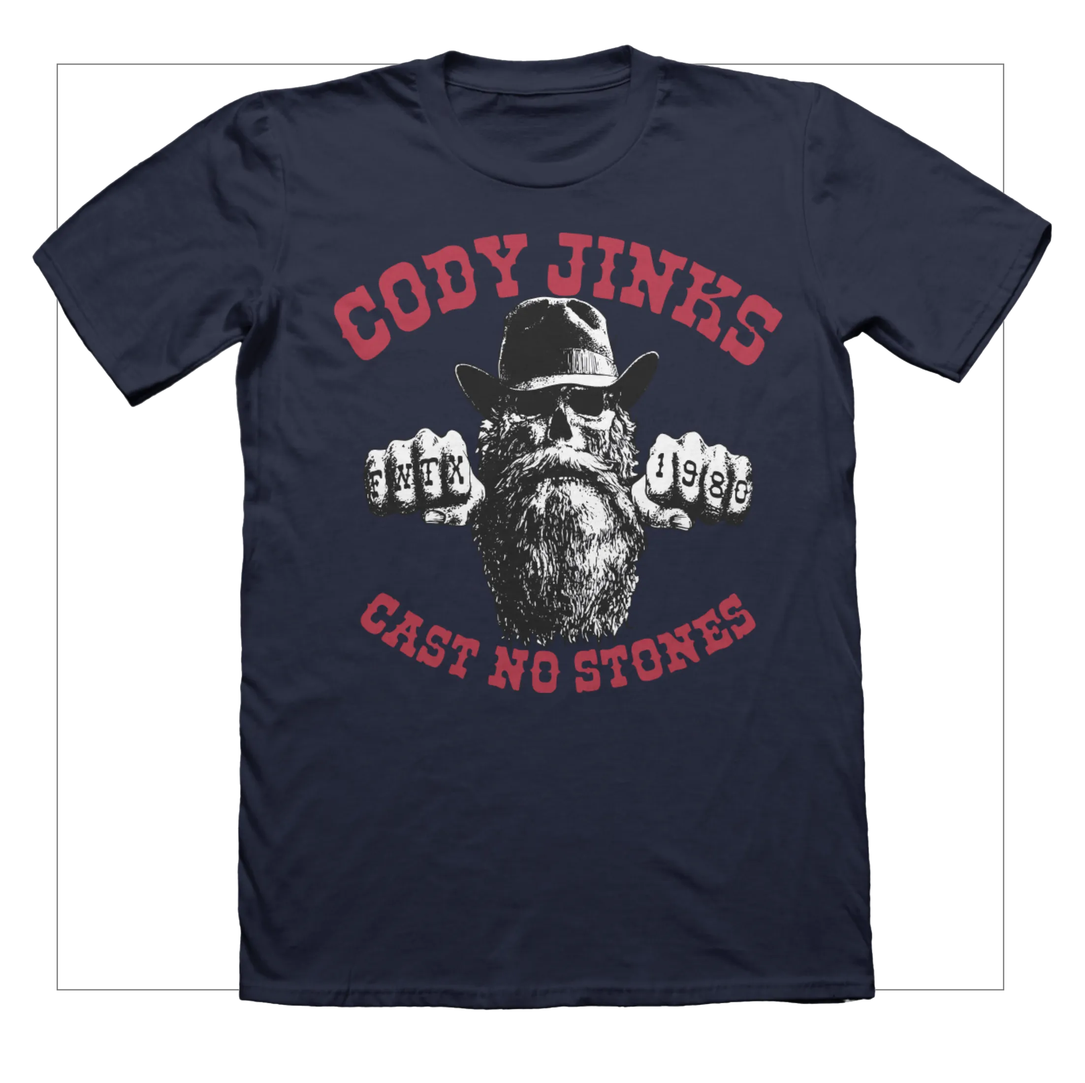 Cast No Stones Navy shirt