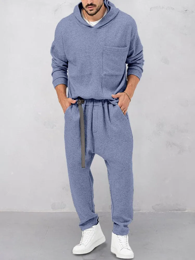 Casual Loose Athleisure Hoodie Set