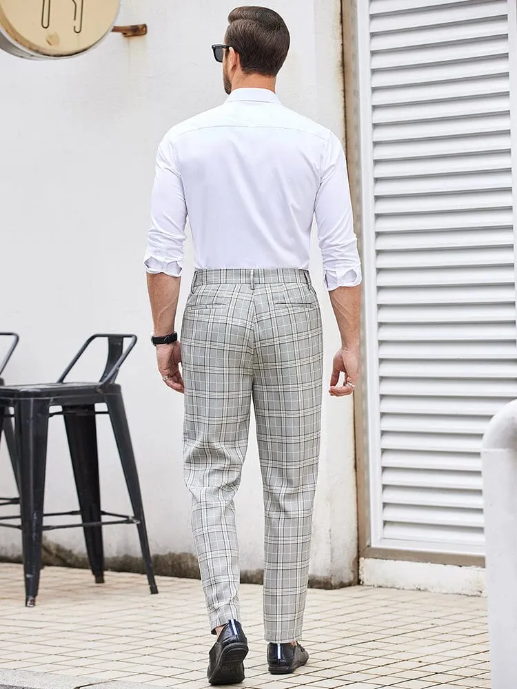 Casual Plaid Suit Pants (US Only)