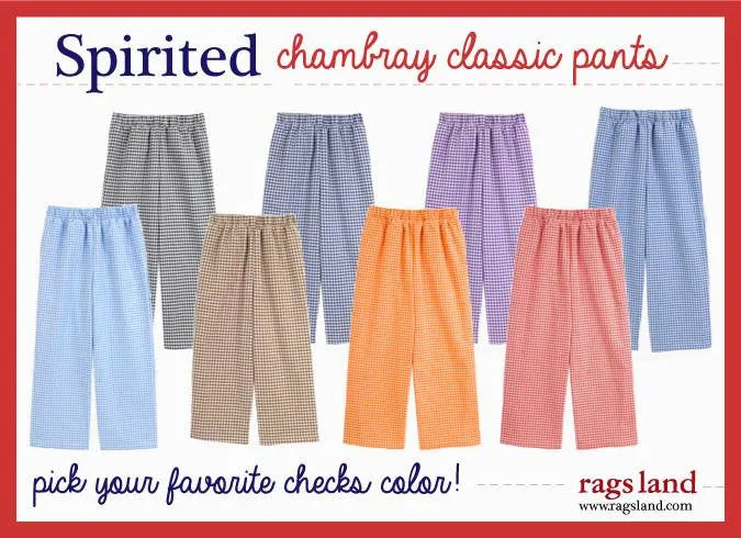 Chambray Checks Pants