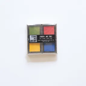 Chroma Ink Pad Set - Red, Yellow, Green, Blue