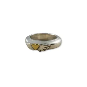 Classic Winged Heart Ring