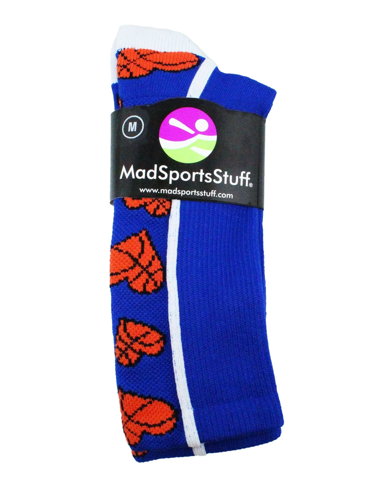 Crazy Love Basketball Hearts Crew Socks