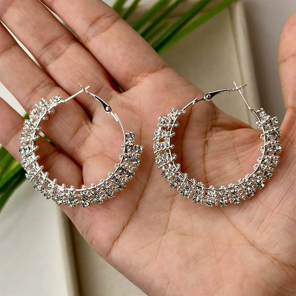 Crystal Hoops