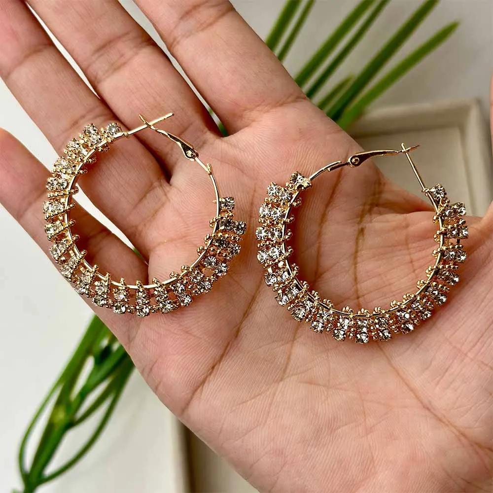 Crystal Hoops