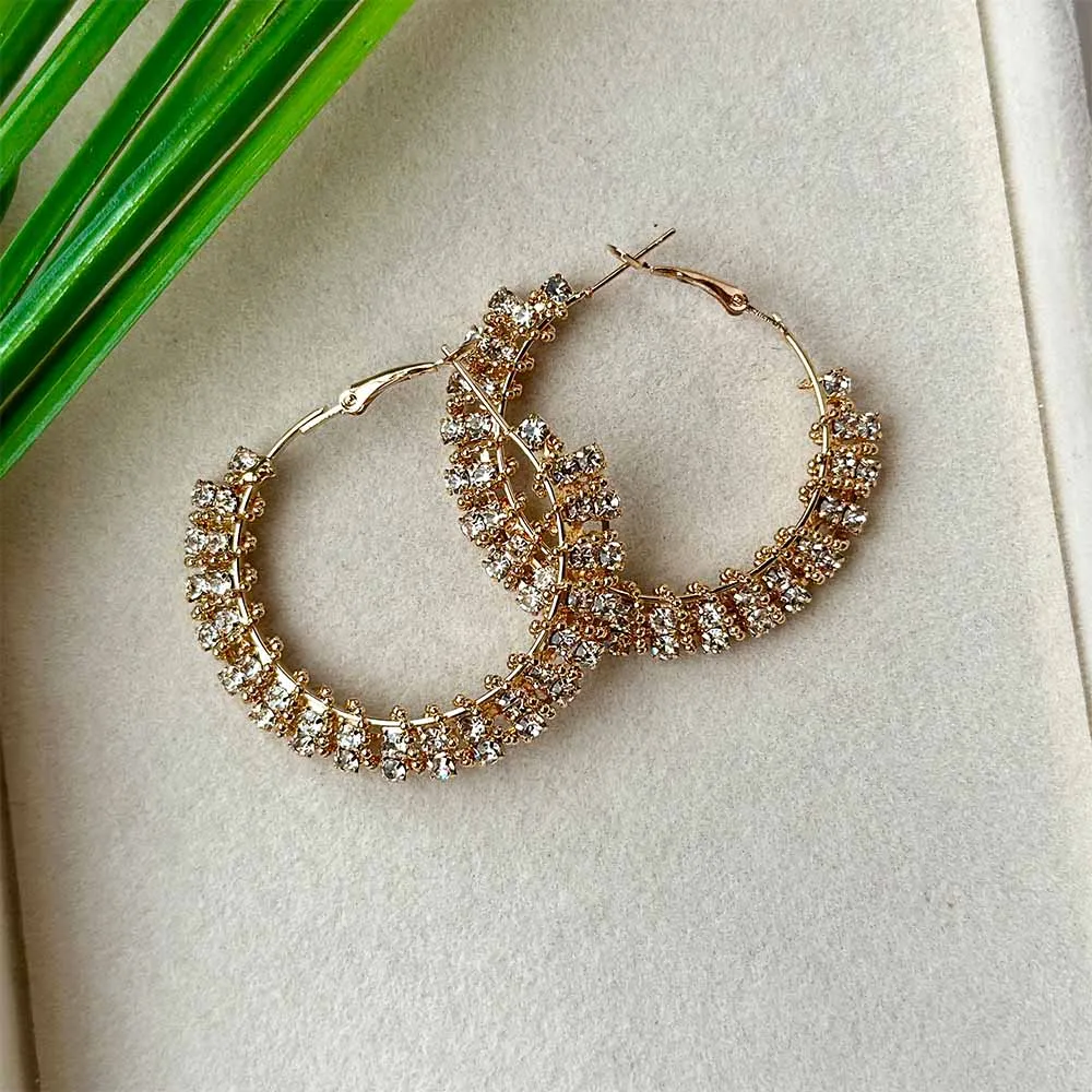 Crystal Hoops