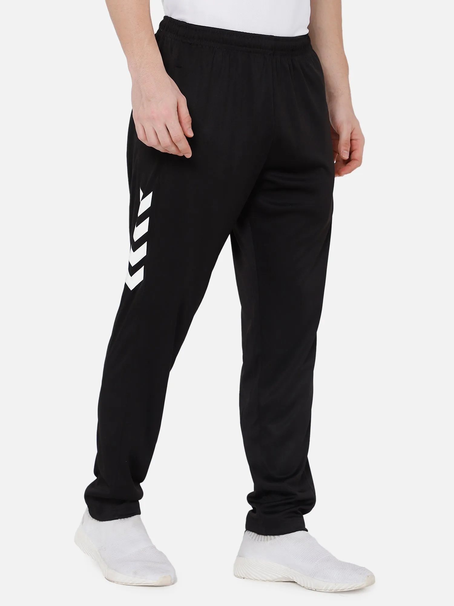 Dom Solid Regular fit Polyester Trackpants for Men with zipper pockets Comfortable Breathable Fabric Stretchable for Everyday Use Ideal for Yoga Training Gym Running or Performance