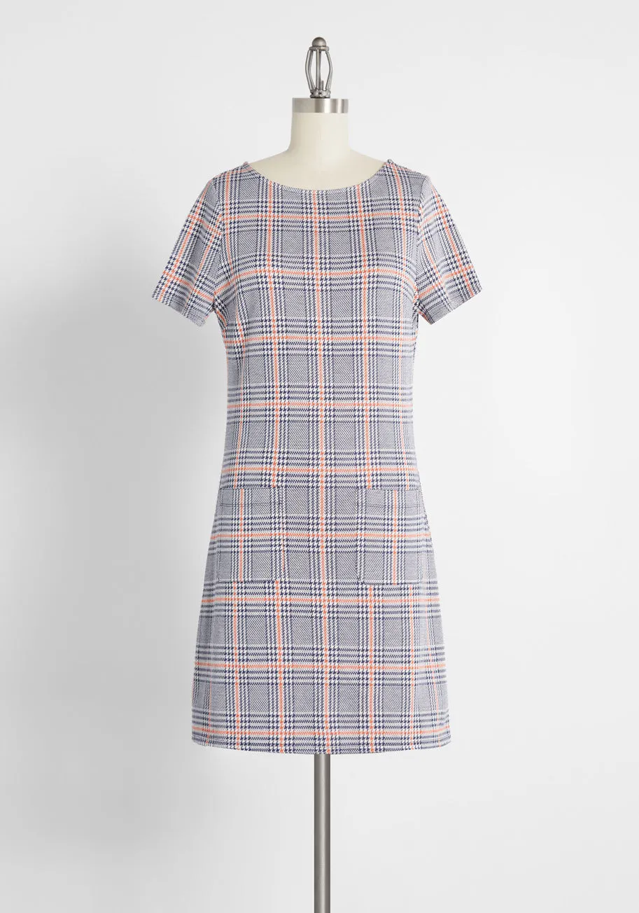 Don't Be Plaid About Fall Shift Dress