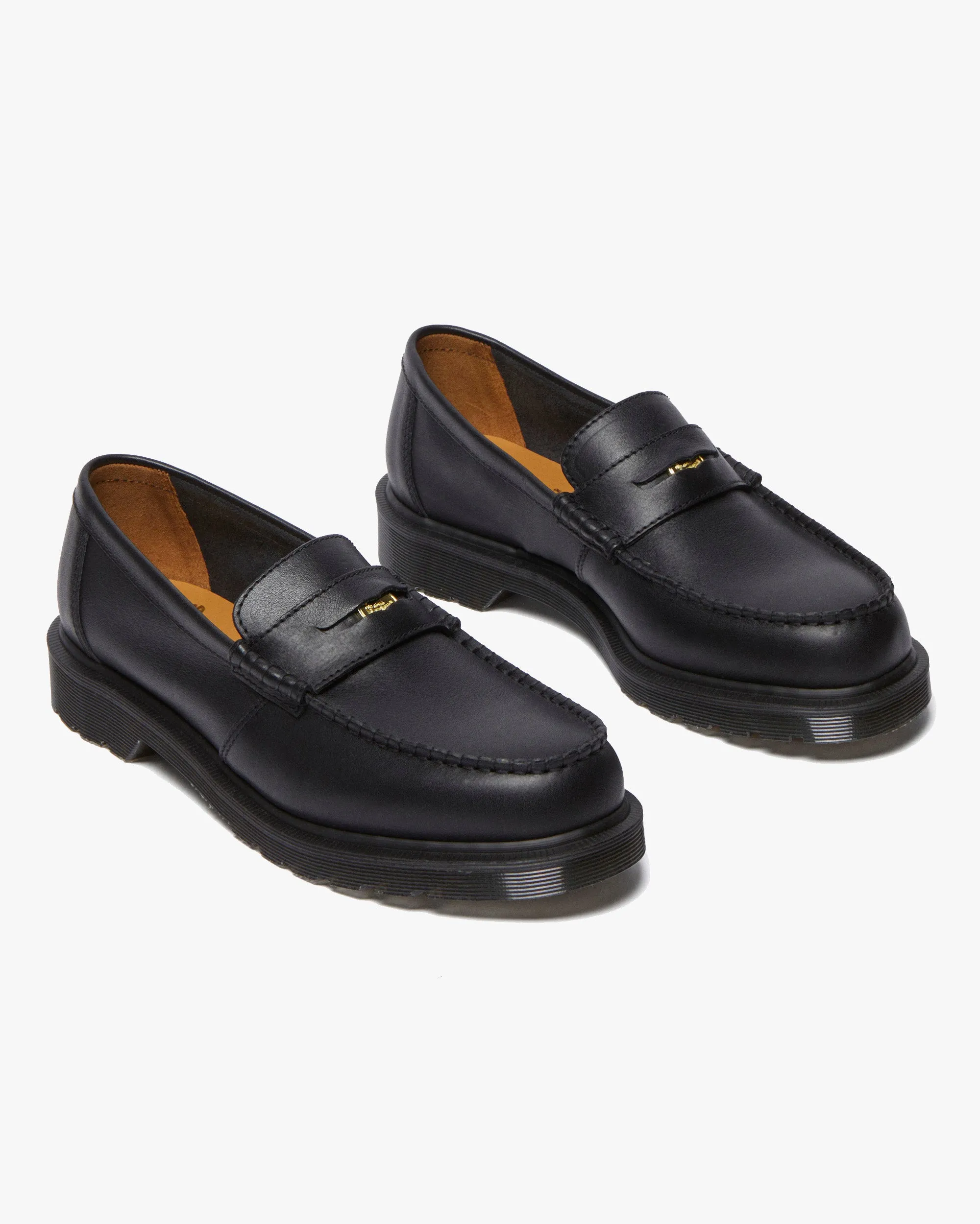 Dr Martens Made In England Penton Loafers - Black Classic Calf