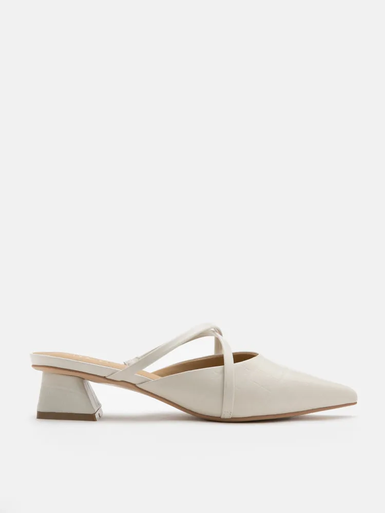 Felicity Strappy Pointed Toe Mules