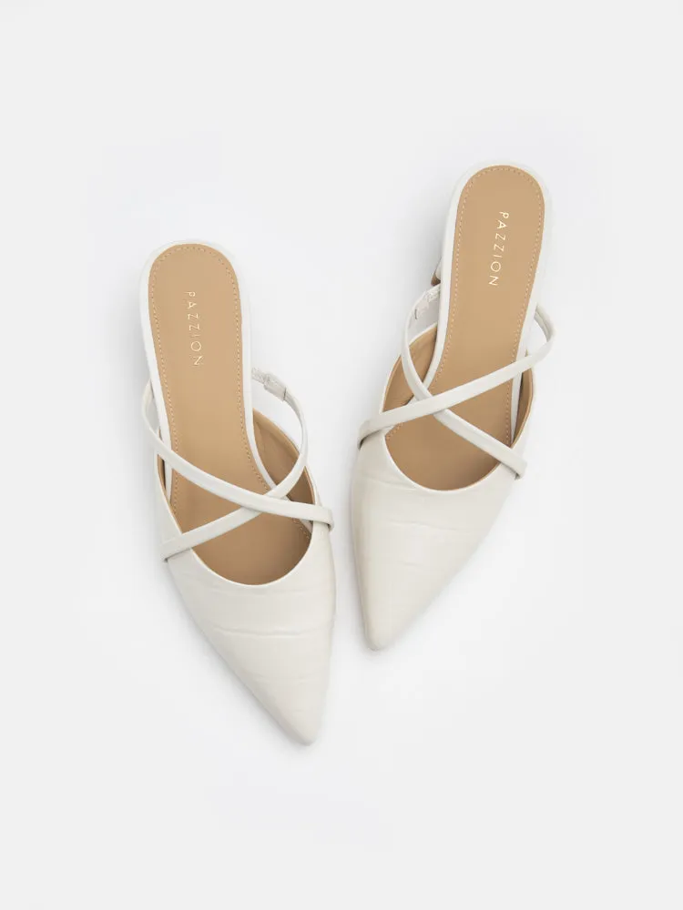 Felicity Strappy Pointed Toe Mules