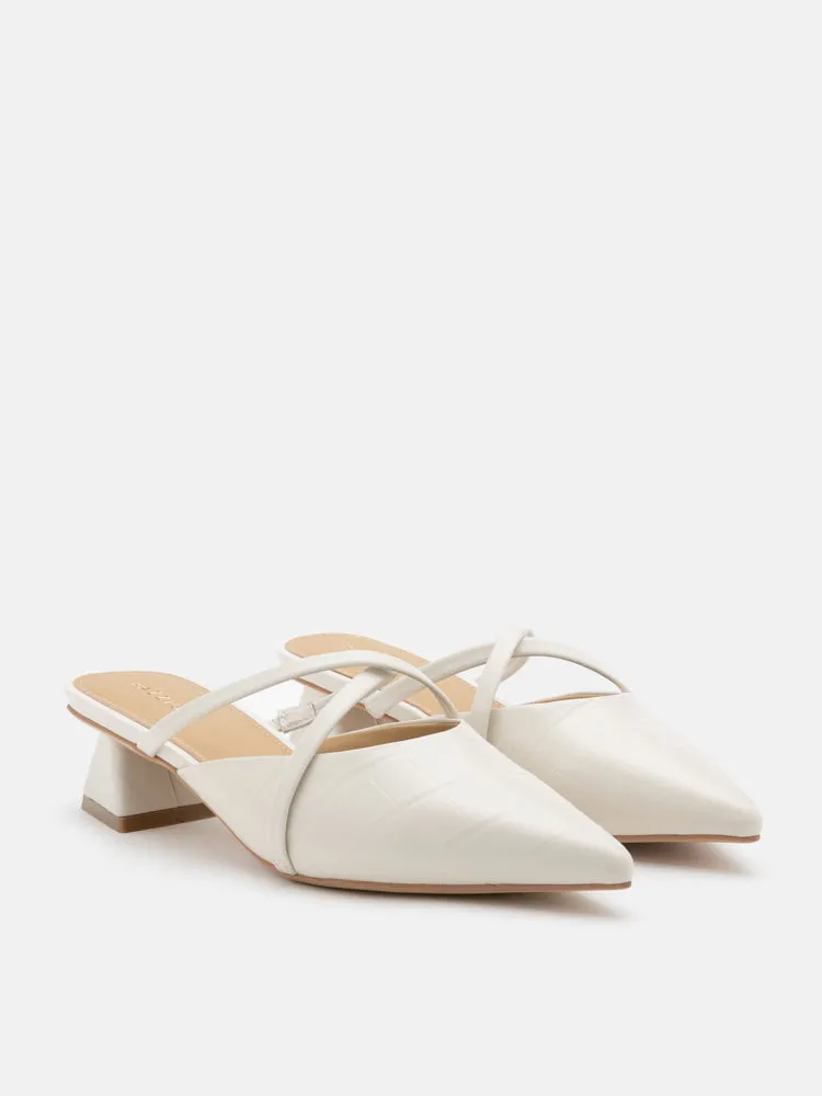 Felicity Strappy Pointed Toe Mules