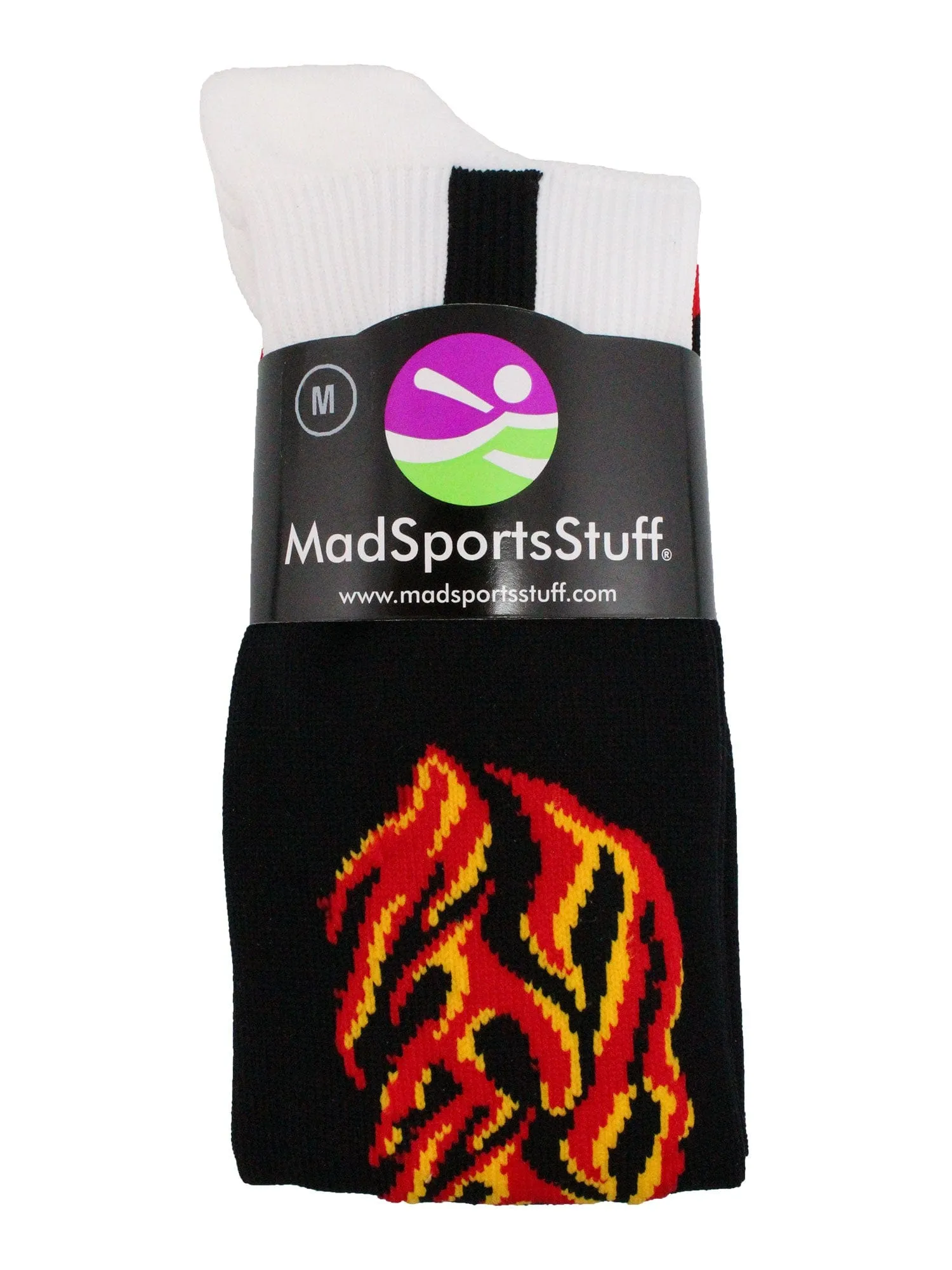 Flame Baseball Stirrup Socks