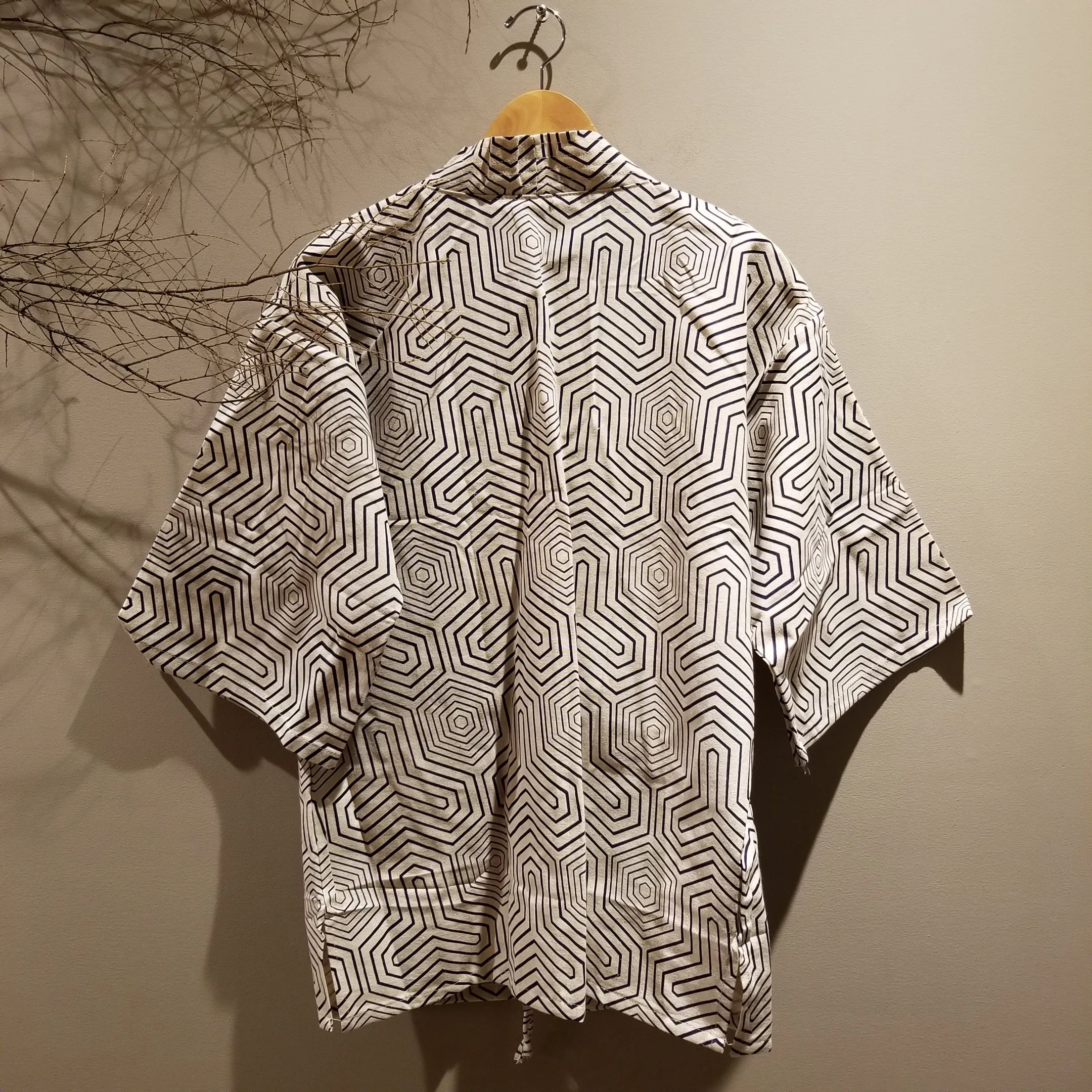 Geometric Pattern Noragi Kimono