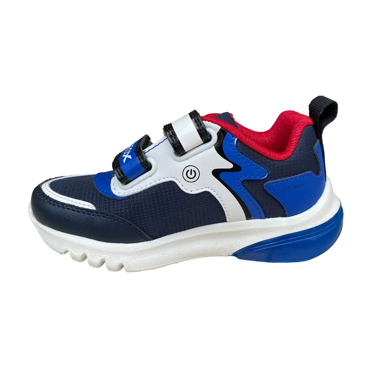 Geox scarpa da bambino Ciberdron J46LBI 054FU C4226 blu-azzurro