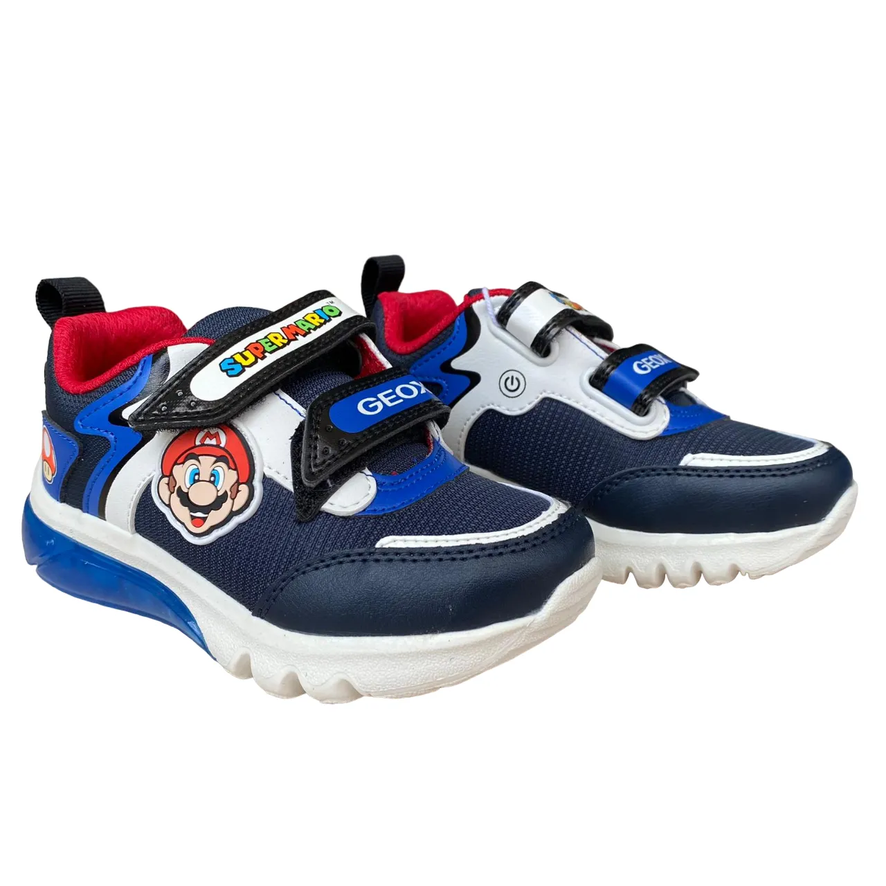 Geox scarpa da bambino Ciberdron J46LBI 054FU C4226 blu-azzurro