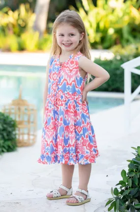 Girl's Kaia Dress / Coral Reef